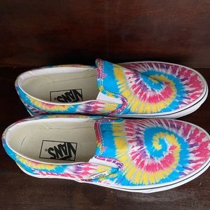 Tie Dye Vans sneakers.  Only worn twice!!!